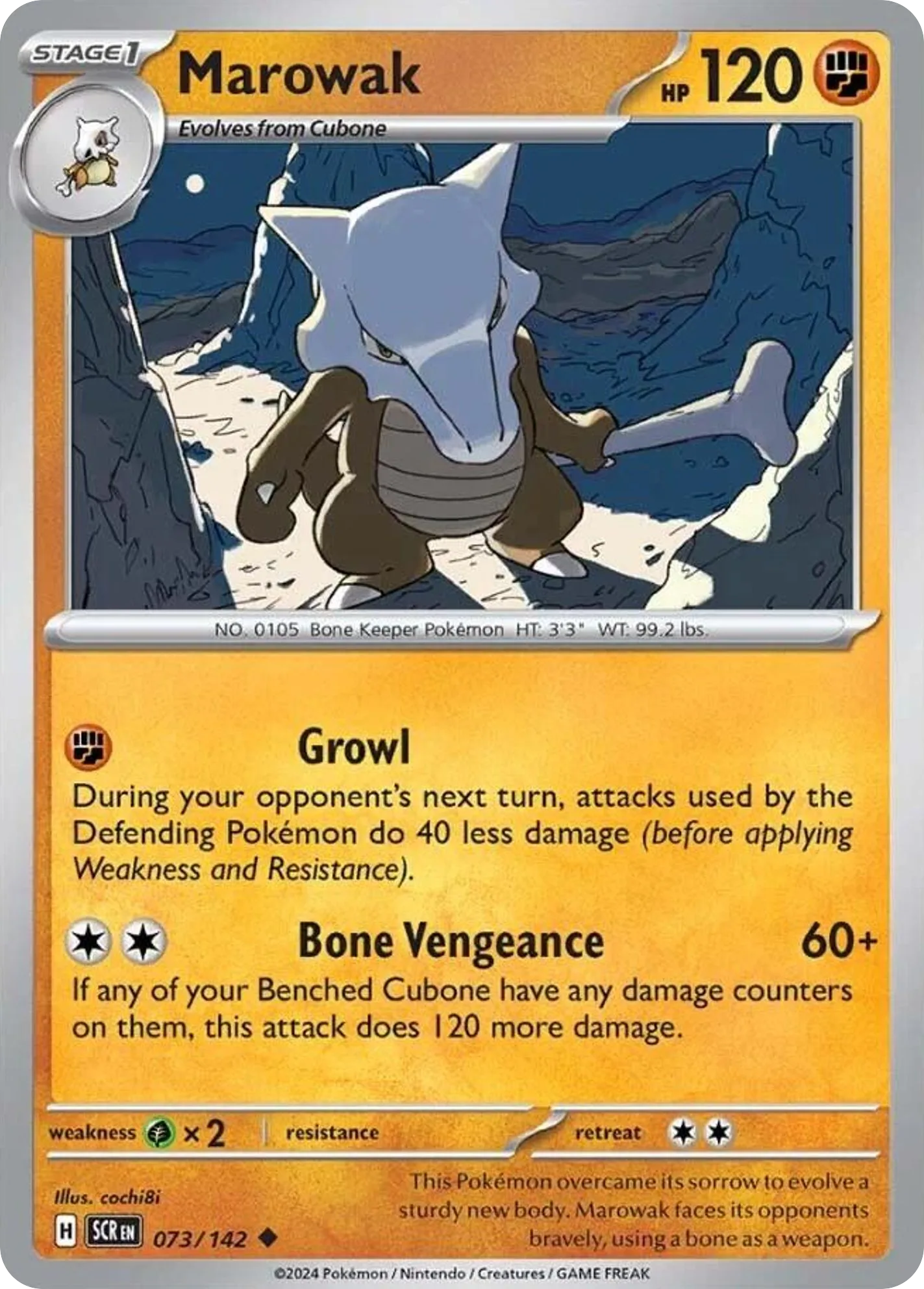 Marowak (SCR 073) – Stellar Crown – Normal