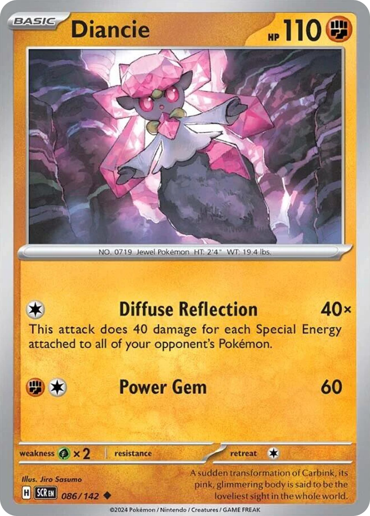 Diancie (SCR 086) – Stellar Crown – Normal
