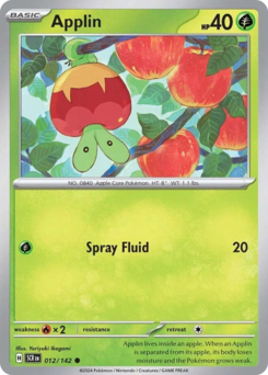 Applin – Stellar Crown – Reverse Holo