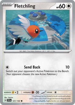 Fletchling – Stellar Crown – Reverse Holo