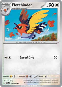 Fletchinder – Stellar Crown – Reverse Holo