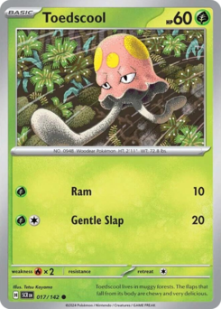 Toedscool – Stellar Crown – Reverse Holo