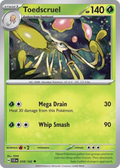Toedscruel – Stellar Crown – Reverse Holo