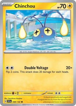 Chinchou – Stellar Crown – Reverse Holo