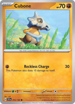 Cubone – Stellar Crown – Normal