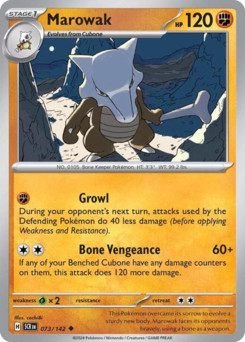 Marowak – Stellar Crown – Normal