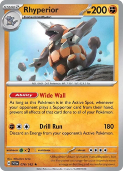 Rhyperior - HOLO – Stellar Crown – Normal