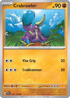 Crabrawler – Stellar Crown – Reverse Holo