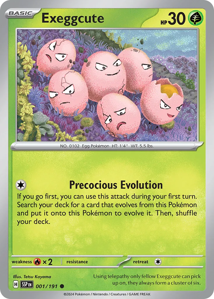 Exeggcute (SSP 001) – Surging Sparks – Normal