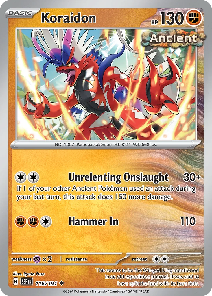 Koraidon (SSP 116) – Surging Sparks – Normal