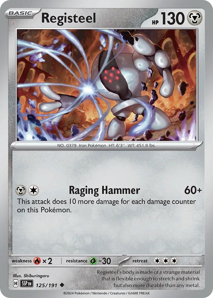 Registeel (SSP 125) – Surging Sparks – Normal