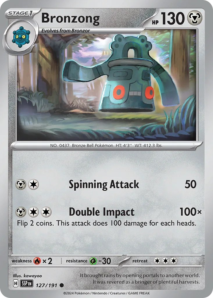 Bronzong (SSP 127) – Surging Sparks – Normal