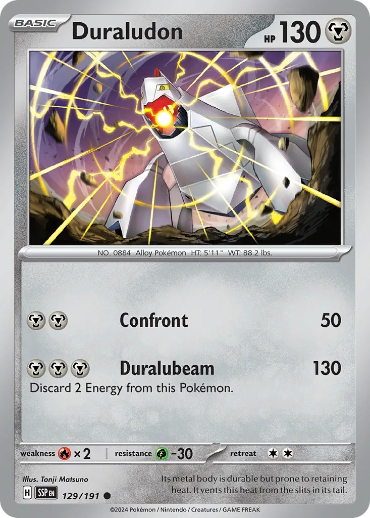 Duraludon (SSP 129) – Surging Sparks – Normal