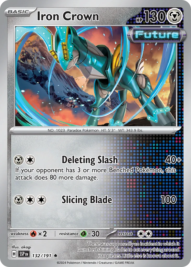 Iron Crown - HOLO (SSP 132) – Surging Sparks – Normal