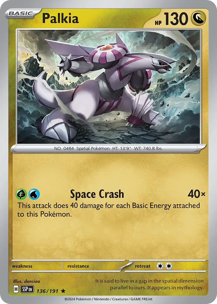 Palkia - HOLO (SSP 136) – Surging Sparks – Normal