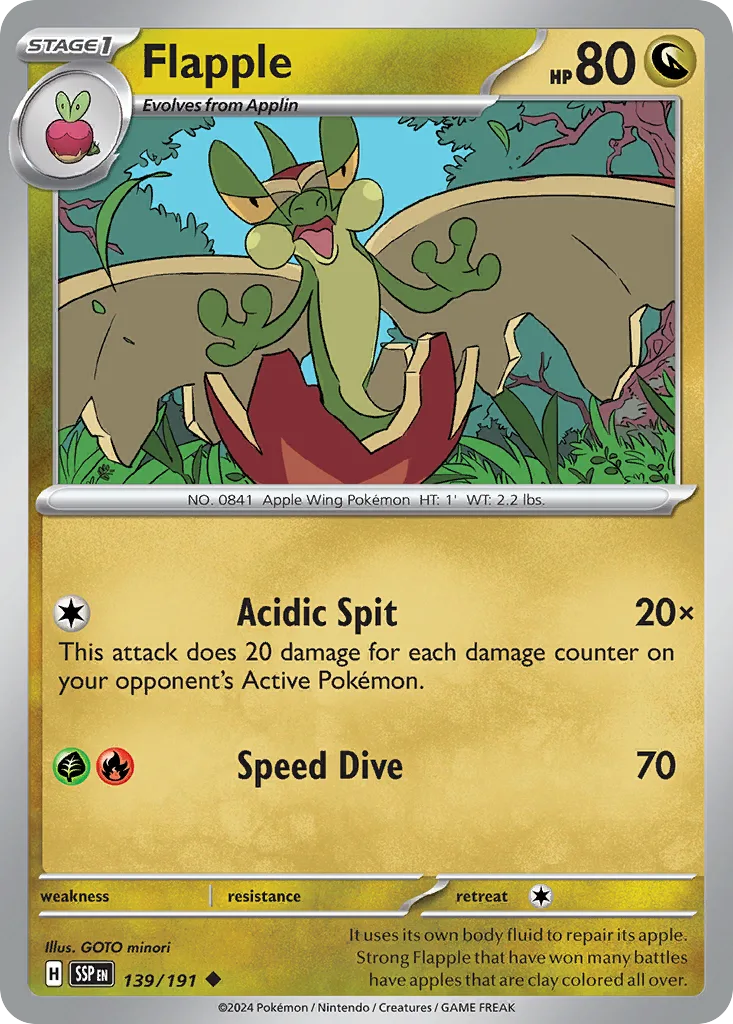 Flapple (SSP 139) – Surging Sparks – Normal