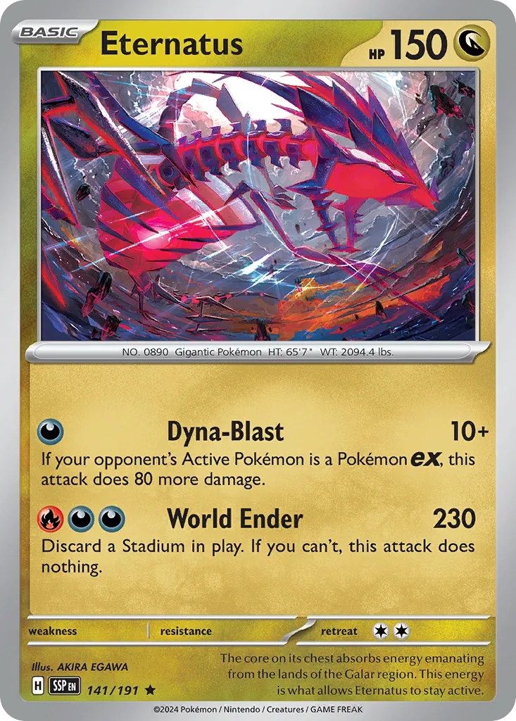 Eternatus - HOLO (SSP 141) – Surging Sparks – Normal