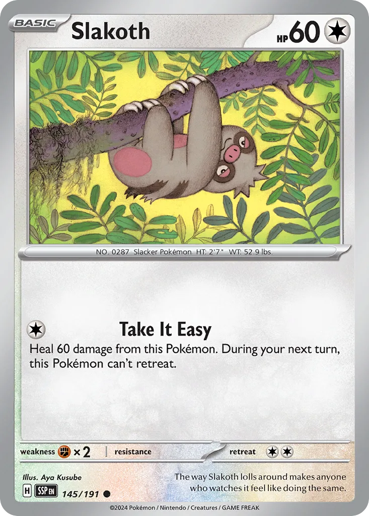 Slakoth (SSP 145) – Surging Sparks – Normal