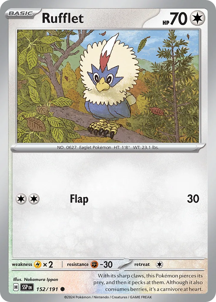 Rufflet (SSP 152) – Surging Sparks – Normal