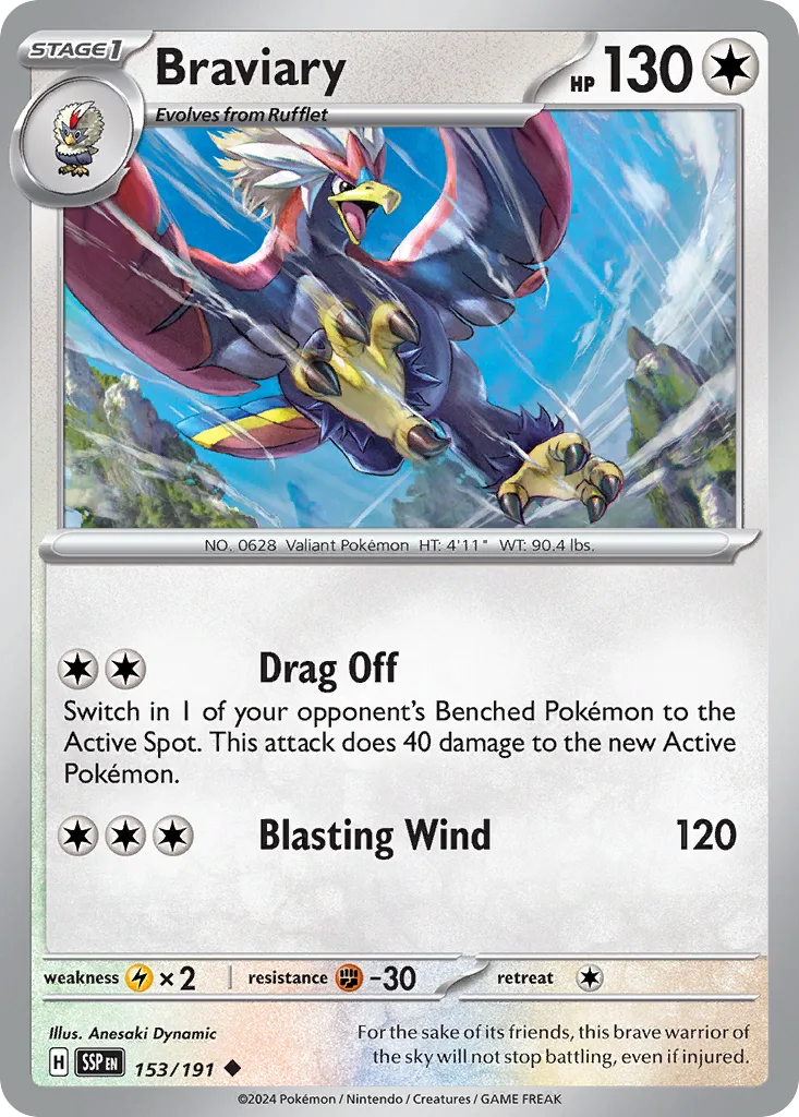 Braviary (SSP 153) – Surging Sparks – Normal