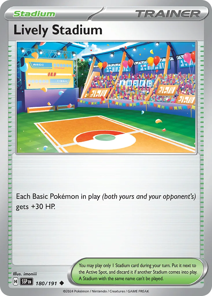 Lively Stadium (SSP 180) – Surging Sparks – Normal