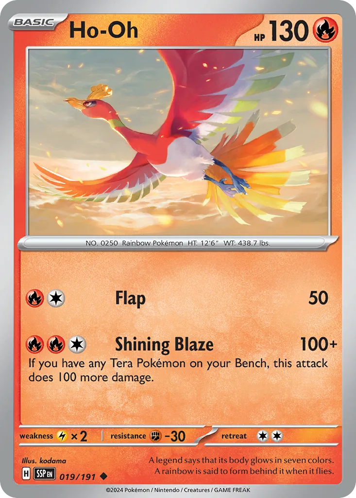 Ho-Oh (SSP 019) – Surging Sparks – Normal