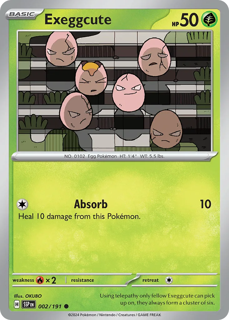 Exeggcute (SSP 002) – Surging Sparks – Normal