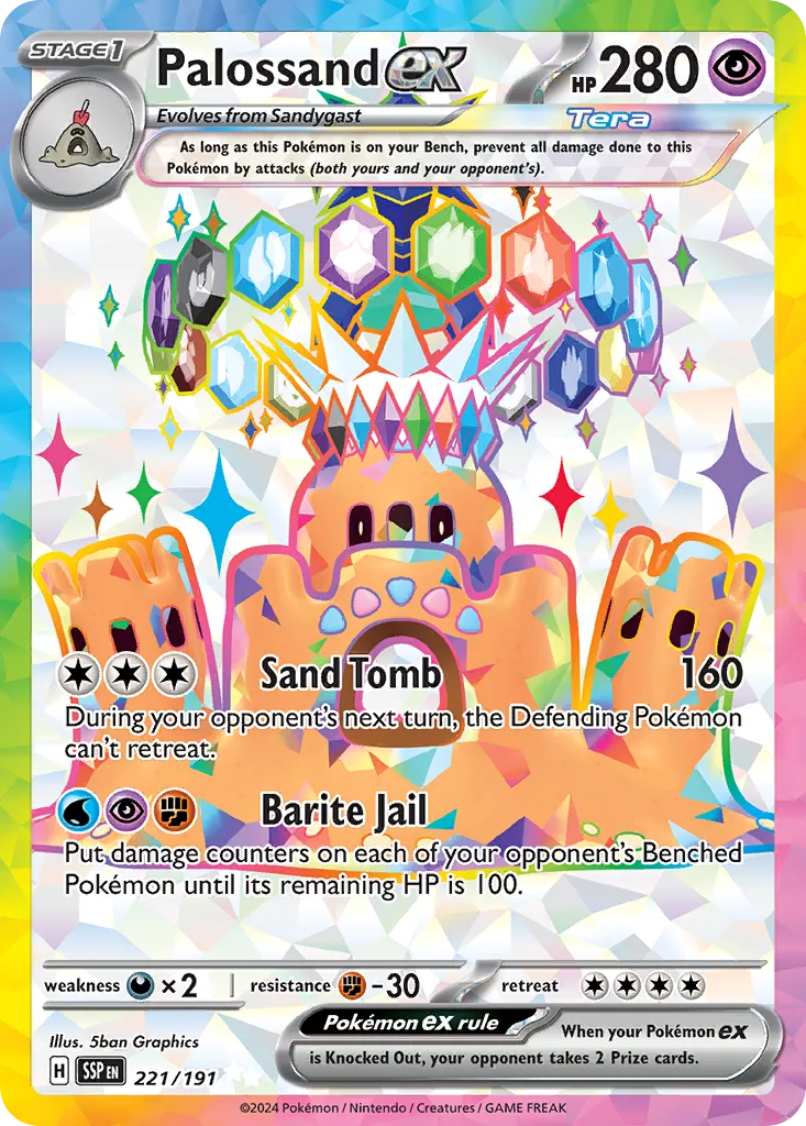 Palossand ex (SSP 221) – Surging Sparks – Normal