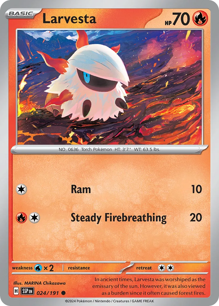 Larvesta (SSP 024) – Surging Sparks – Normal
