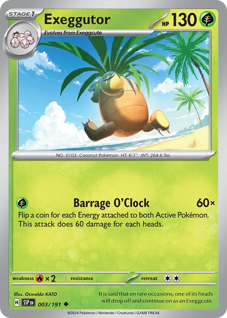 Exeggutor (SSP 003) – Surging Sparks – Normal