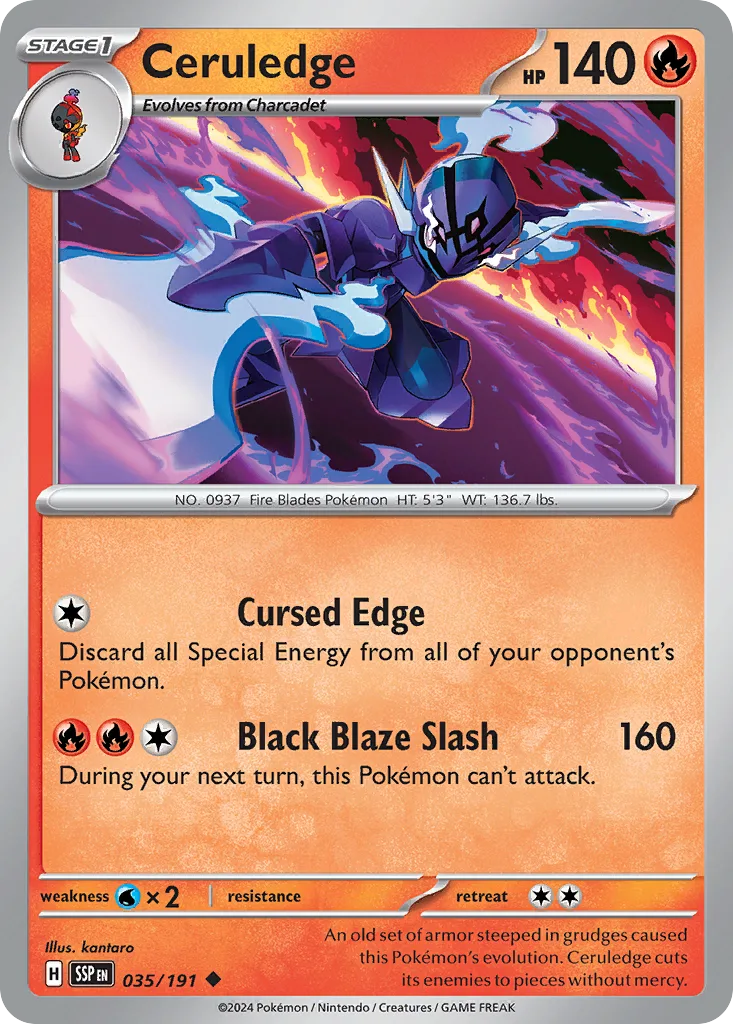 Ceruledge (SSP 035) – Surging Sparks – Normal