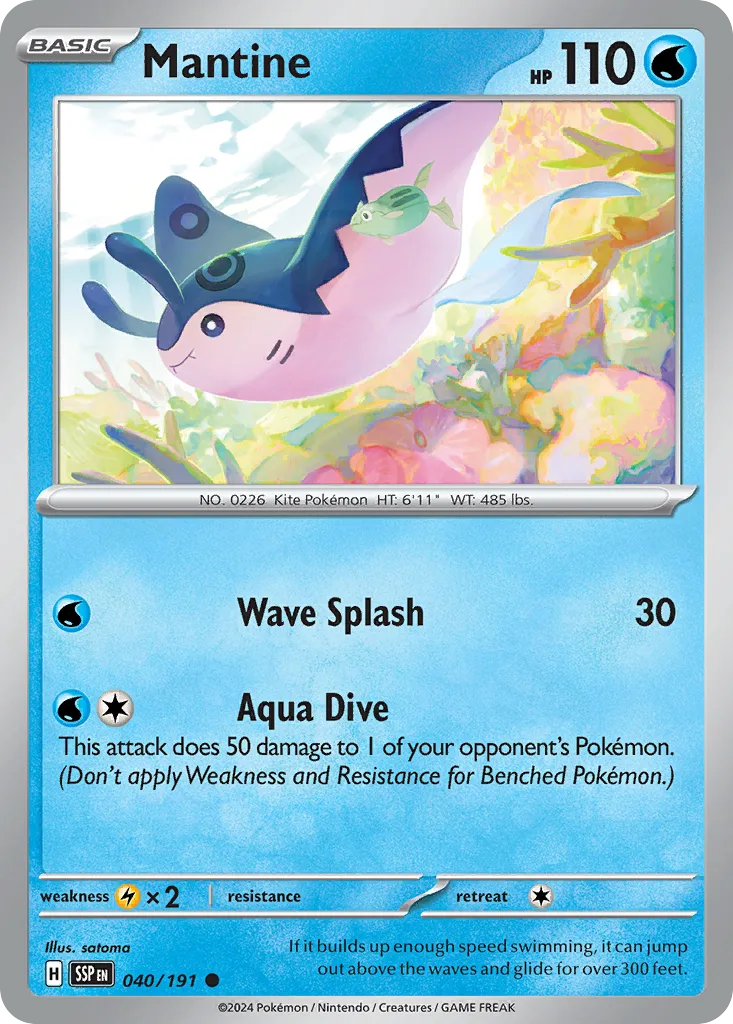 Mantine (SSP 040) – Surging Sparks – Normal