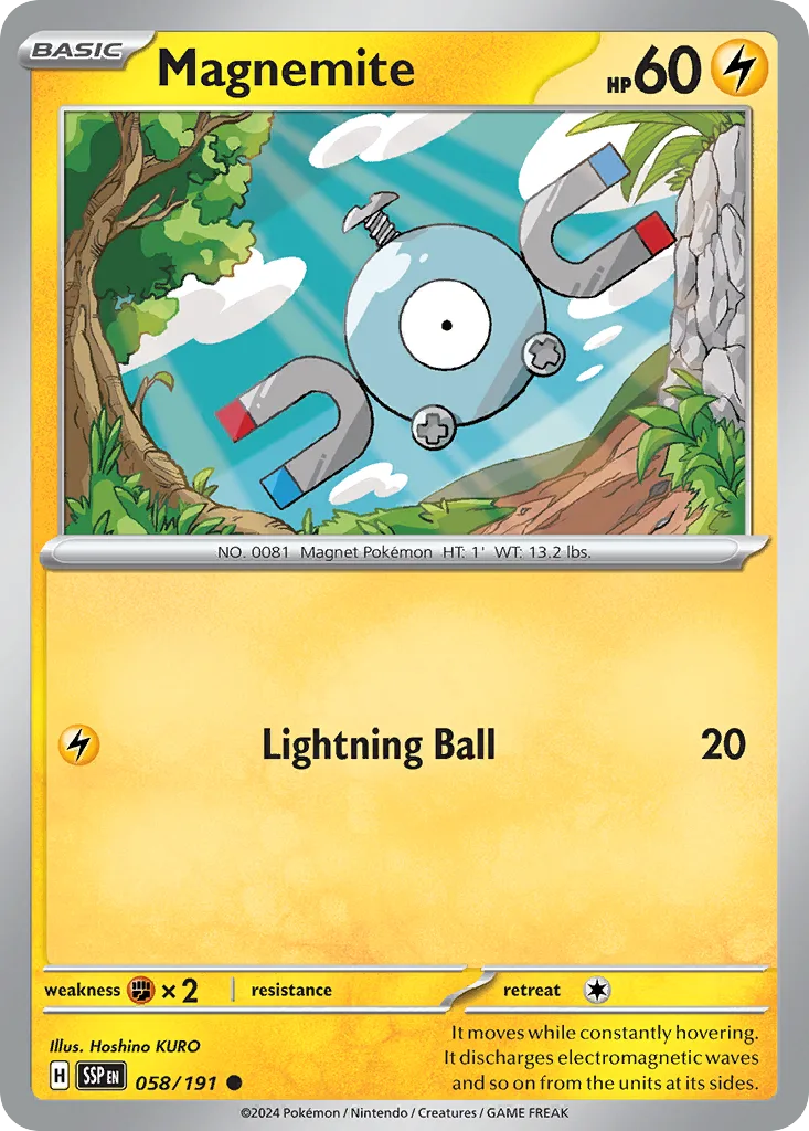 Magnemite (SSP 058) – Surging Sparks – Normal