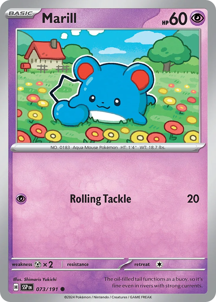 Marill (SSP 073) – Surging Sparks – Normal