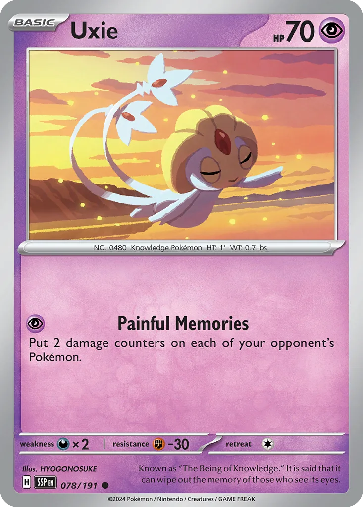 Uxie (SSP 078) – Surging Sparks – Normal