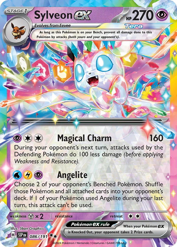 Sylveon ex (SSP 086) – Surging Sparks – Normal