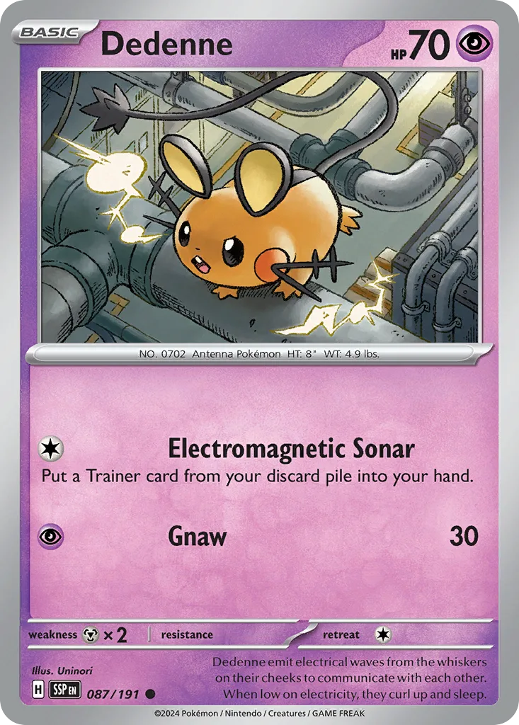 Dedenne (SSP 087) – Surging Sparks – Normal