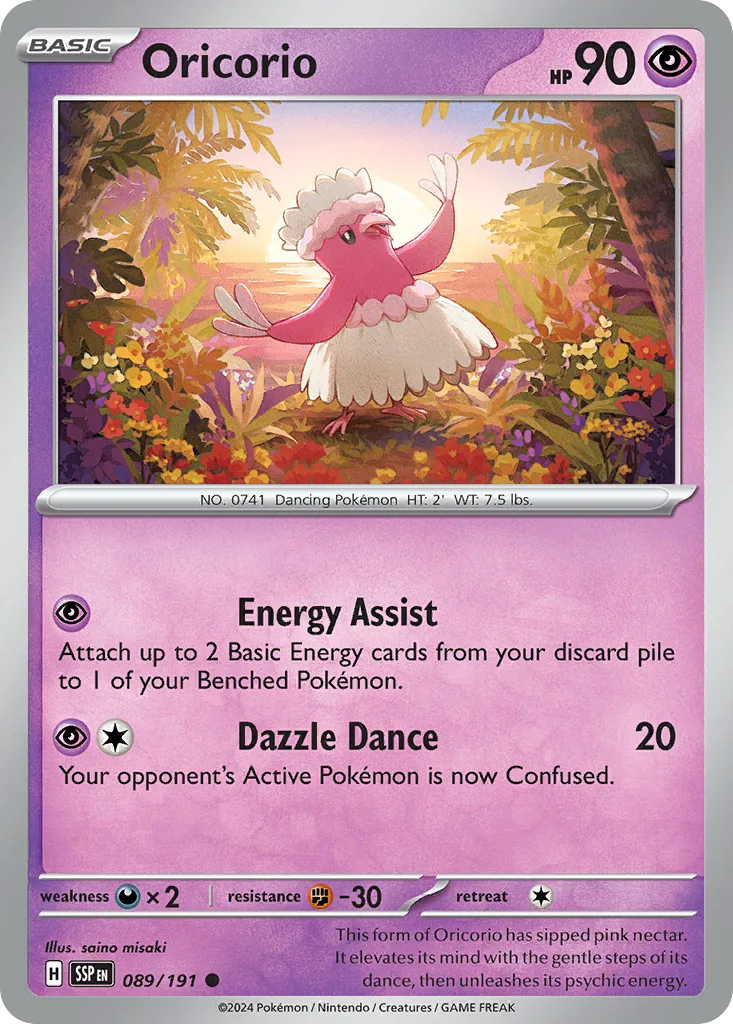 Oricorio (SSP 089) – Surging Sparks – Normal