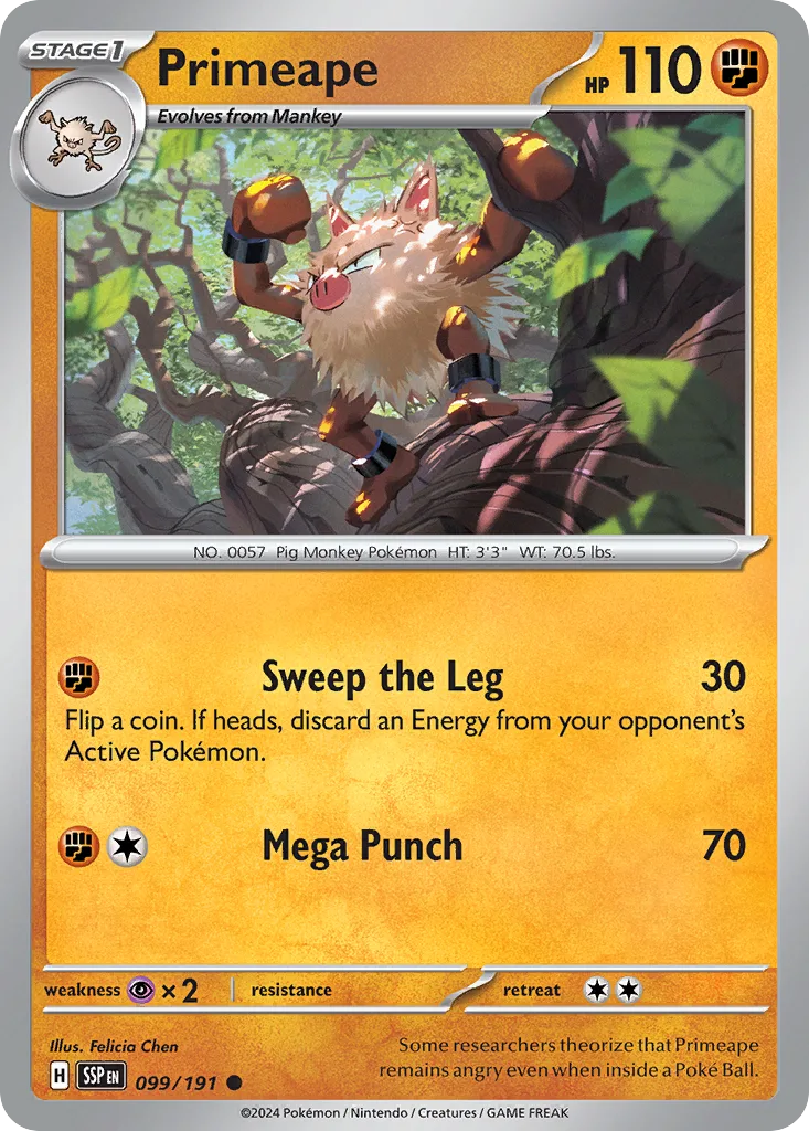 Primeape (SSP 099) – Surging Sparks – Normal