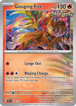 Gouging Fire - HOLO SSP 038 #38 – Surging Sparks