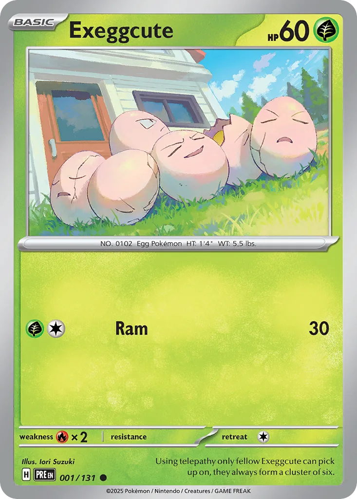 Exeggcute (PRE 001) – Prismatic Evolutions – Normal