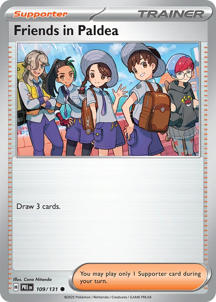 Friends in Paldea (PRE 109) – Prismatic Evolutions – Normal