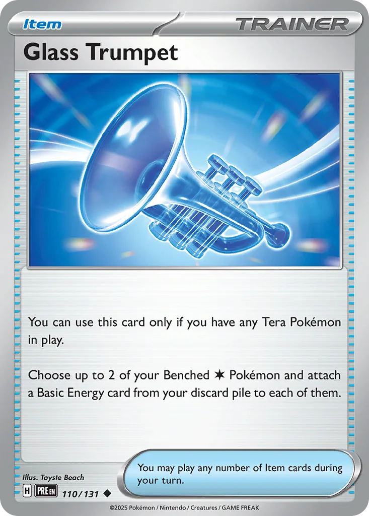 Glass Trumpet (PRE 110) – Prismatic Evolutions – Normal