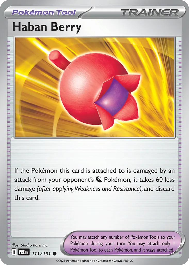 Haban Berry (PRE 111) – Prismatic Evolutions – Normal