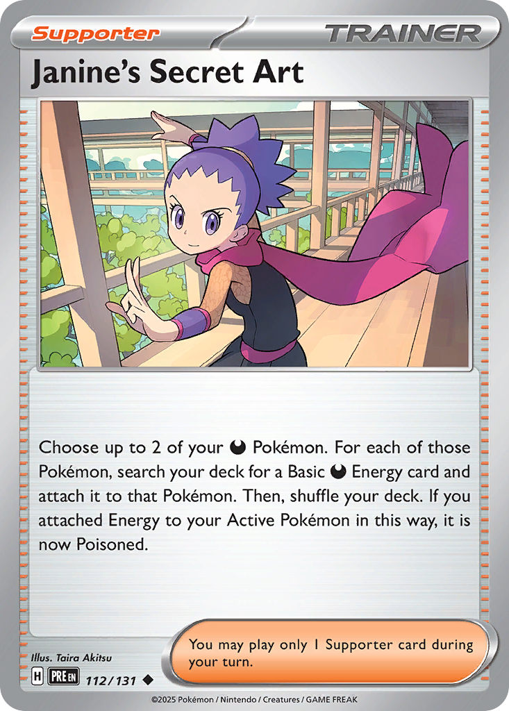 Janine's Secret Art (PRE 112) – Prismatic Evolutions – Normal