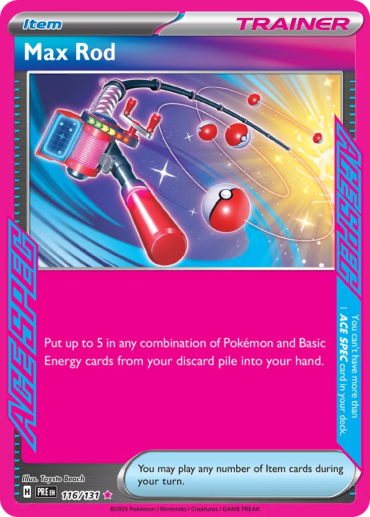 Max Rod (PRE 116) – Prismatic Evolutions – Normal