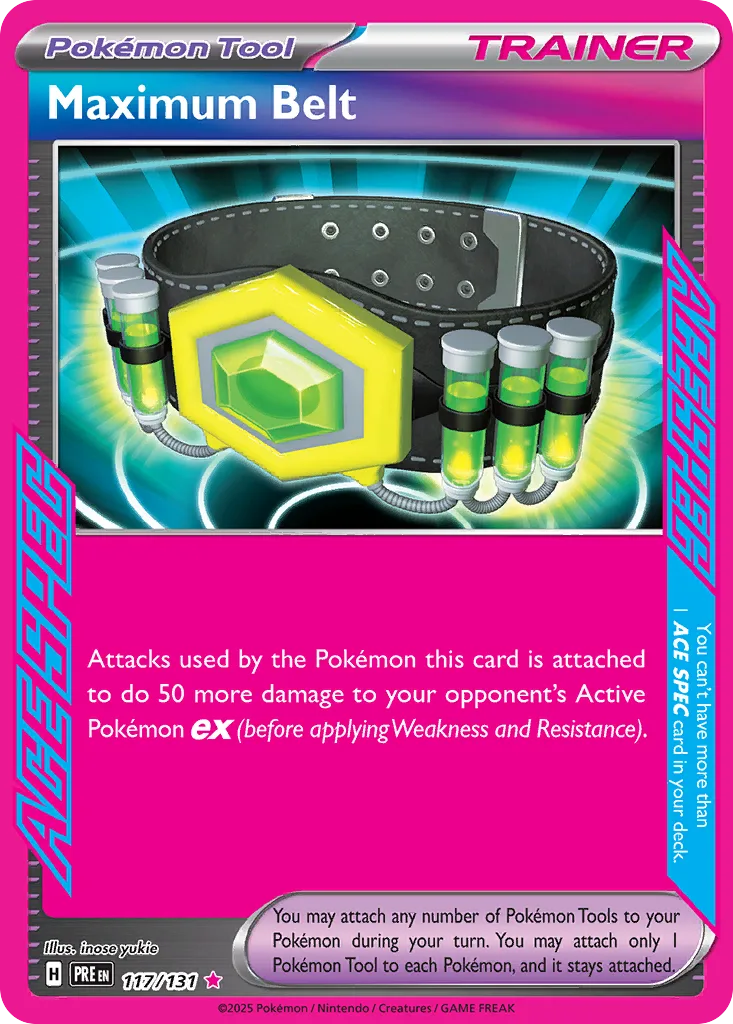 Maximum Belt (PRE 117) – Prismatic Evolutions – Normal