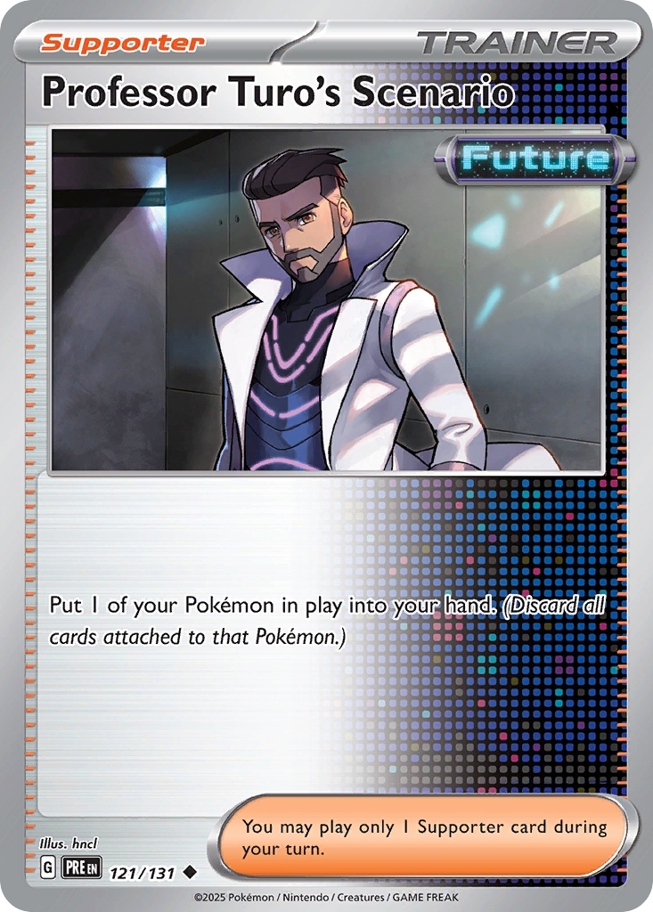 Professor Turo's Scenario (PRE 121) – Prismatic Evolutions – Normal