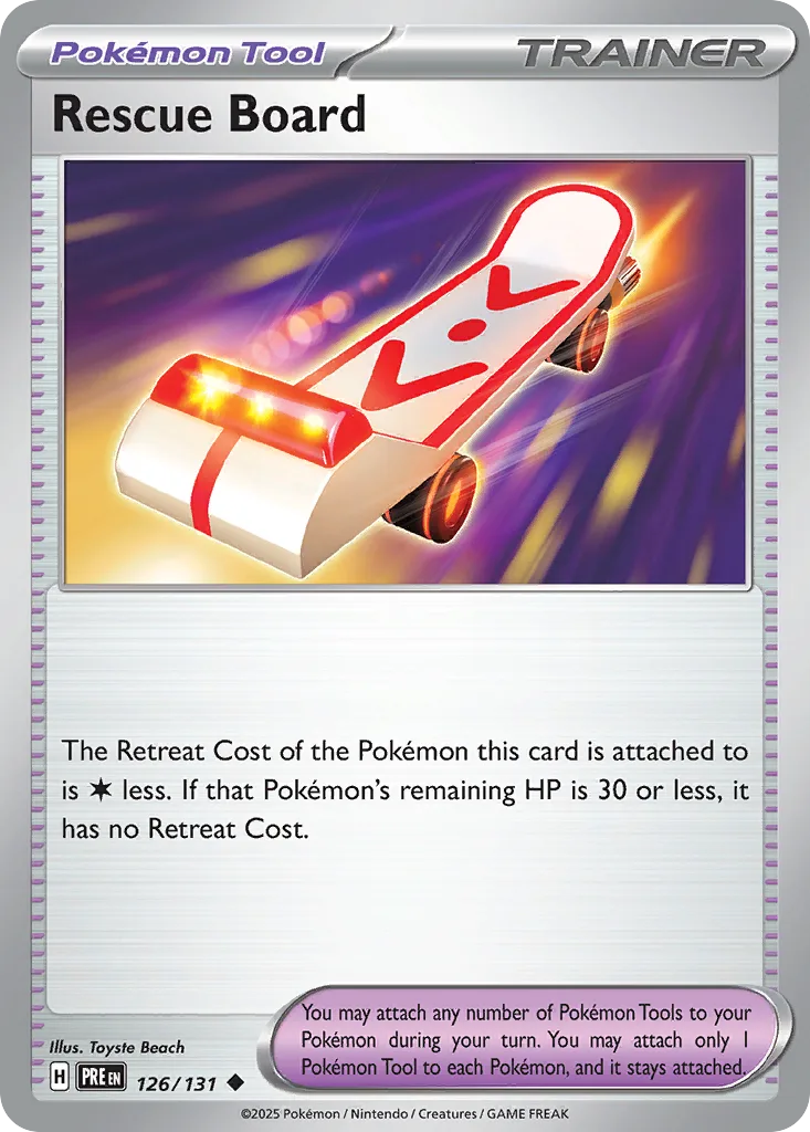 Rescue Board (PRE 126) – Prismatic Evolutions – Normal