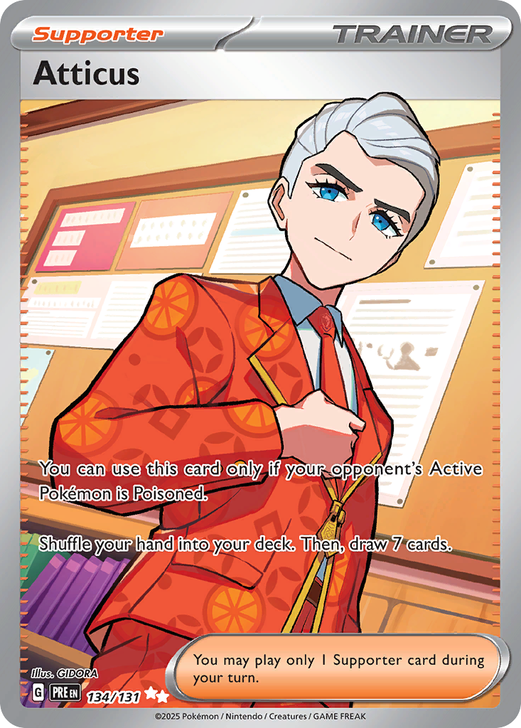 Atticus (PRE 134) – Prismatic Evolutions – Normal